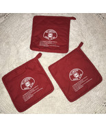 Williamsport Pennsylvania Bureau of Fire Department 3 Pot Holders Hot Pa... - $559.19 MXN