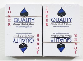 2-Pack Red &amp; Blue  Quality Playing Cards (BRAND NEW SEALED) - $7.38