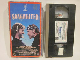 Songwriter VHS Tape Movie VCR Willie Nelson Kris Kristofferson RCA Sideloader - £8.35 GBP
