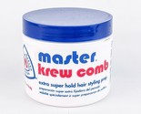 Master Krew Comb Extra Super Hold Hair Styling Prep 4 oz Discontinued New - £29.57 GBP