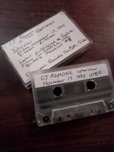 The Ramones Cj Ramone Interview November 17, 1995 Cassette Recording - £18.53 GBP
