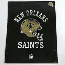 NFL New Orleans Saints Football Lot of 6 School Folders Military Camo Black - £7.02 GBP