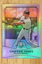2010 Bowman Platinum Platinum Foil 230/999 Chipper Jones #90 HOF Baseball Card - £1.96 GBP