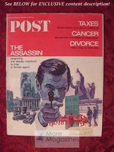 Saturday Evening Post September 10 1966 Mickey Mantle Derek Marlowe - £5.94 GBP
