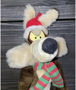 NWT Christmas Looney Toons Wile E. Coyote Plush Animal 1997 14” ACE PLAY... - £25.11 GBP
