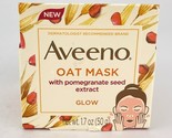 Aveeno Glow Facial Oat Mask Pomegranate Seed Extract 1.7 Oz - $9.70