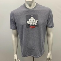 Sleeman Canadian Lager Men&#39;s Large Gray Poly/Cotton Blend Crew Neck Beer... - €6,83 EUR