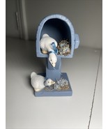 Vintage Ceramic Mailbox Figurine With Goose Duck - €10,35 EUR