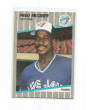 Fred Mc Griff (Toronto Blue Jays) 1989 Fleer Card #240 - £3.92 GBP