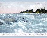 Rapids Sopra The Falls Niagara Falls New York Ny 1907 Udb Cartolina F19 - $4.03