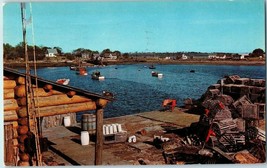 A picturesque Maine Fishing Village Maine Postcard Posted 1959 - £5.30 GBP