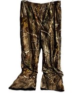 Russell outdoors Pants Mens XL Brown Realtree AP Hunting Camo Deer Side Zip - $49.49