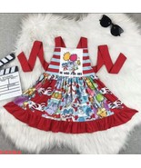 NEW Boutique Dr Seuss Horton Lorax Girls Sleeveless Ruffle Twirl Dress - $6.99+