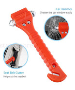 Emergency Hammer 2 in 1 Car Window Breaker Seatbelt Cutter Glass Escape ... - $182.83 MXN