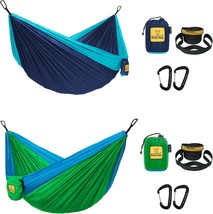 Wise Owl Outfitters Camping Hammocks Duo - Set Of 2, Adults And Kids Hammock For - £33.03 GBP