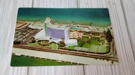 Miami Beach FL- Florida, Aerial Fontainebleau Hotel, Vintage Postcard - £3.12 GBP
