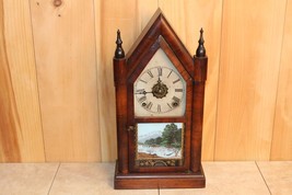 Antique E.N. Welch 8 Day Time, Strike and Alarm Steeple Clock ~ Circa 1870&#39;s ~ - £258.59 GBP