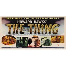Marx Trains 5&quot;x3 1/4&quot; The Thing Billboard Sign Insert Fits #0226 - £4.77 GBP