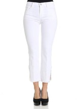 J BRAND Womens Jeans Selena Slim Chalk White Size 25W JB000457 - £62.79 GBP