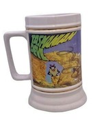 Looney Tunes Tasmanian Devil Mug Coffee Tea 1996 Warner Bros. Large 24 Oz - £23.35 GBP