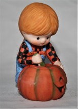 Enesco Country Cousins 1981 Katy Carving Halloween Pumpkin - $12.00