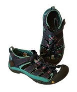 Keen Newport H2 Sandals Youth Girls 2 Teal Pink Water Sport Trail Hiking... - £13.86 GBP