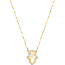 Authentic Swarovski Luckily Hamsa Hand Pendant with &quot;Dancing&quot; Crystal - £70.01 GBP