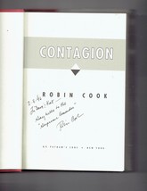 Contagion by Robin Cook (1996, Hardcover) Signed Autographed Book - $43.46