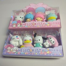 8 Hello Kitty Erasers - Super Cute - Made in Korea -Hello Kitty and Friends - £16.89 GBP