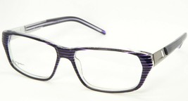 New Orgreen Cooper 54 Stripped Purple On Crystal Eyeglasses Frame 56-14-145mm - £157.28 GBP
