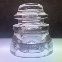 Whitall Tatum Co. Glass Insulator Clear No.1 40 - £8.13 GBP