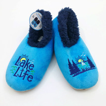 Snoozies Men&#39;s Slippers Lake Life Medium 7/8 Blue - £11.60 GBP