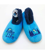 Snoozies Men&#39;s Slippers Lake Life Medium 7/8 Blue - £11.67 GBP