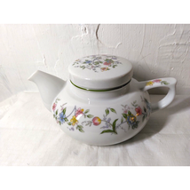 Andrea By Sadek Lidded Teapot For One w Floral Pattern Made In Japan Cor... - $12.15 CAD