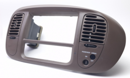 1997-2003 Ford F150 Center Dash Radio Climate Trim BEZEL Panel Brown - $35.66