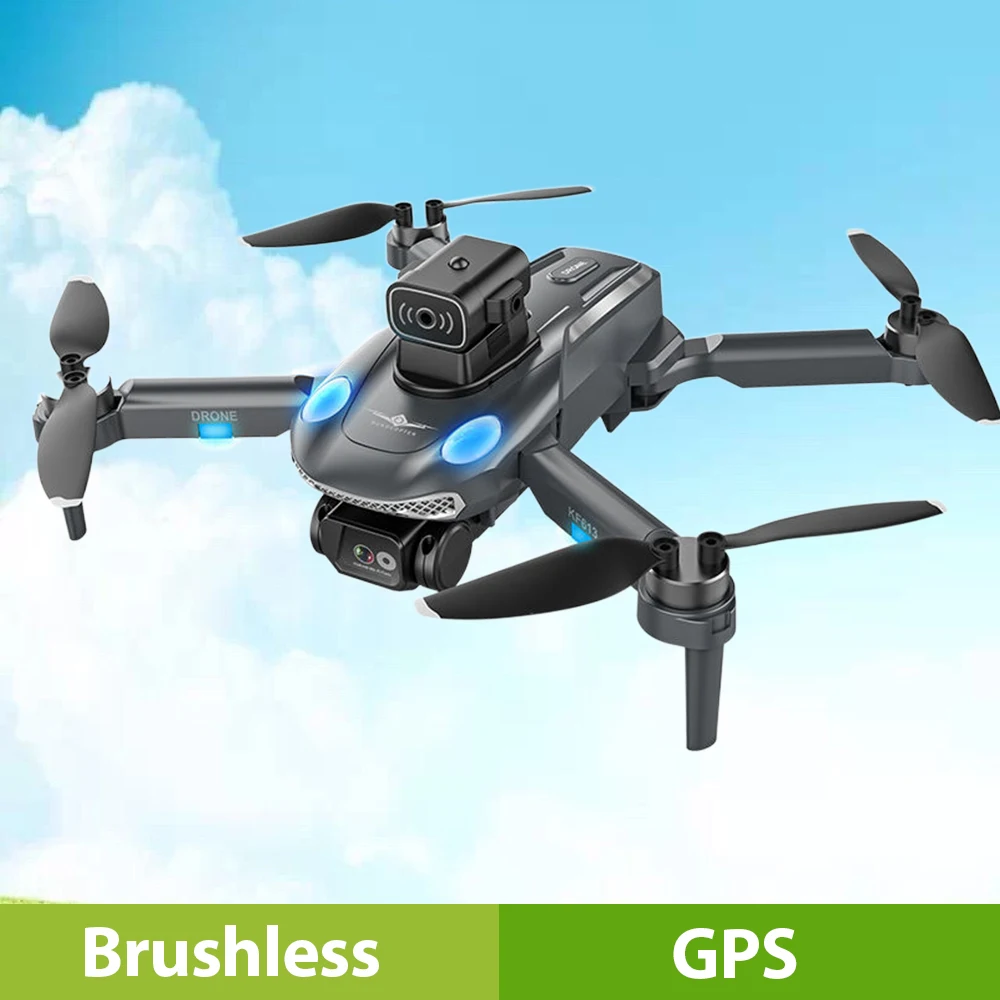 Paisible Mini RC Drone Brushless Remote Control Quadcopter GPS Helicopt - £80.85 GBP+