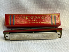 Marine Band No. 365 Hohner Key Of C In Box Made In Germany Grand Prix Harmonica - £63.90 GBP