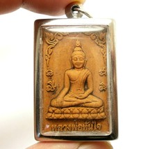 Lp Tunjai Buddha Bless As You Wish Magic Thai Amulet Pendant Lucky Rich Success - £25.27 GBP