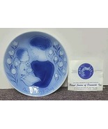 1972 Mothers Day 7 1/2&quot; Plate  Desiree Denmark Blue Old Copenhagen Svend... - $15.19