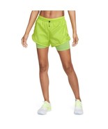 Nike Womens Icon Clash Tempo Layered Running Shorts DM7739-321 Green Siz... - £39.34 GBP