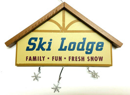 Midwest-CBK Ski Lodge Christmas Ornament Nwt Oop! Nos - £7.37 GBP