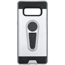 For Samsung Note 8 King Armor Style Case W/Kickstand SILVER - $5.86