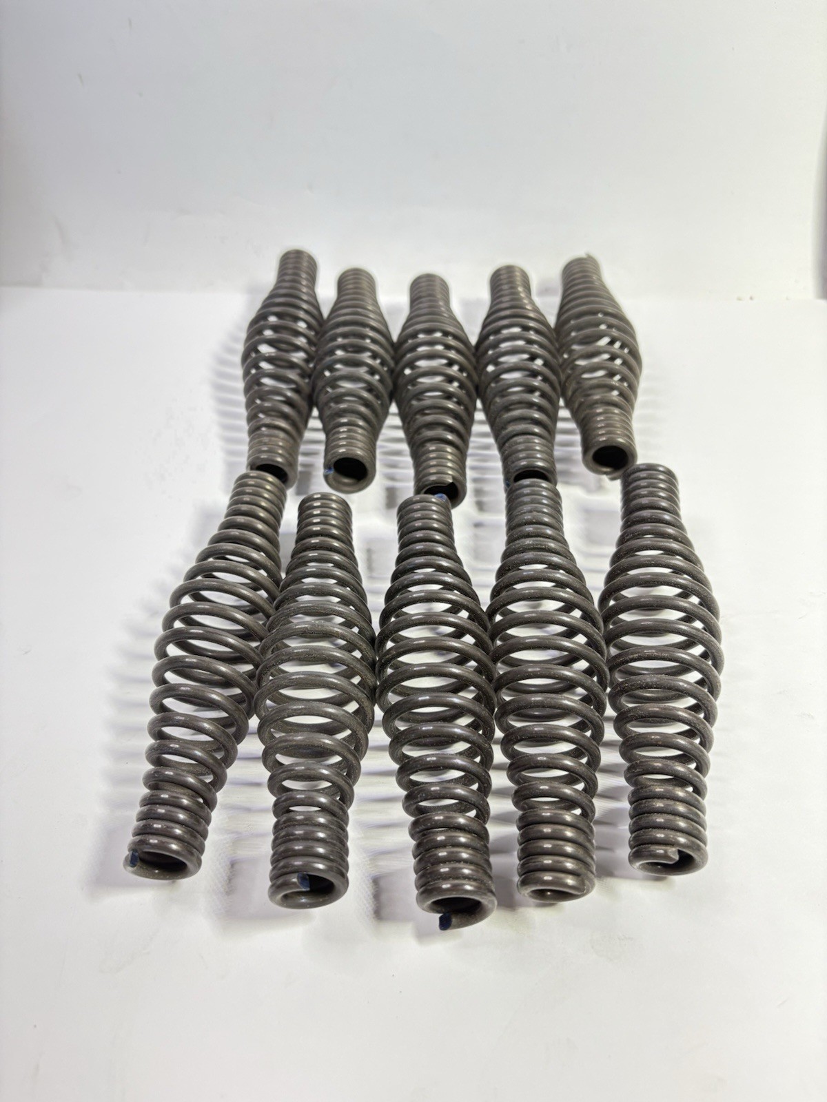 10- Plain Steel Spring Handle 6 X 1/2” Inch ID For BBQ Smoker Grill Wood... - $35.25