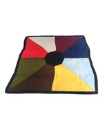 1980&#39;s Silk Pocket Square Color Blocks Geometric Italy - $368.88 MXN