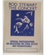 ROD STEWART - THE CONCERT OLYMPIA - VINTAGE ORIGINAL 1970&#39;s REAL BACKSTA... - $27.40 CAD