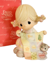 Precious Moments MAY YOUR HOLIDAYS BE SO-SEW SPECIAL Figure 4024088 Girl... - $17.95