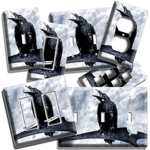Black Raven On Scythe Dark Night Crow Light Switch Outlet Wall Plate Room Hd Art - £14.37 GBP+