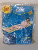 72&#39;&#39; Swimming Float Inflatable Pool Raft Float Hammock Lounge Lime Green Plastic - £15.36 GBP