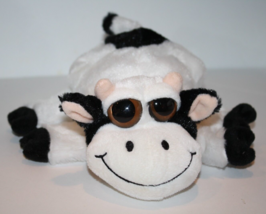 Caltoy Cow Plush Full Body Glove Puppet 11&quot; Soft Toy Bull Big Eye Stuffed Animal - £7.83 GBP