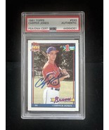 CHIPPER JONES AUTOGRAPHED 1991 TOPPS ROOKIE CARD #333 BRAVES PSA AUTHENTIC - $202.39 CAD